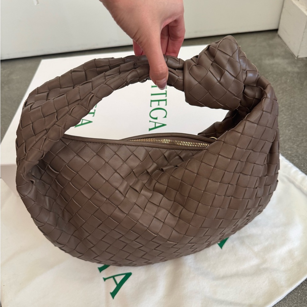 Bottega Veneta Intrecciato Small/Teen Jodie Dark Taupe - Picture 11 of 14